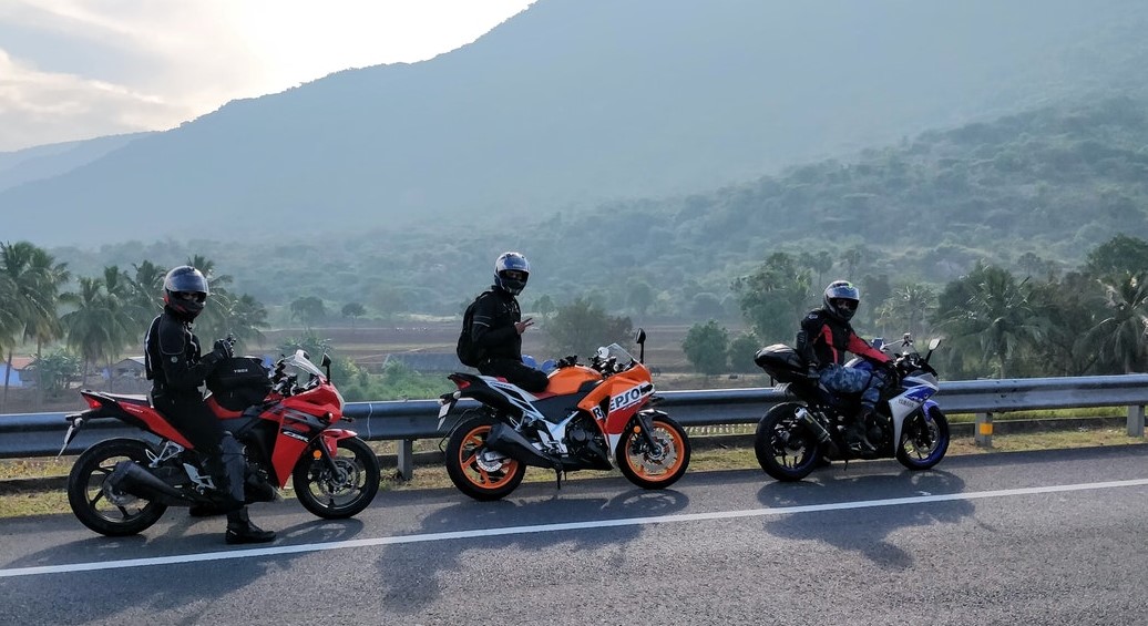 Motorradtour auf der Insel