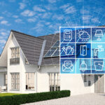 Haus und Garten mit Smart Home Technologie